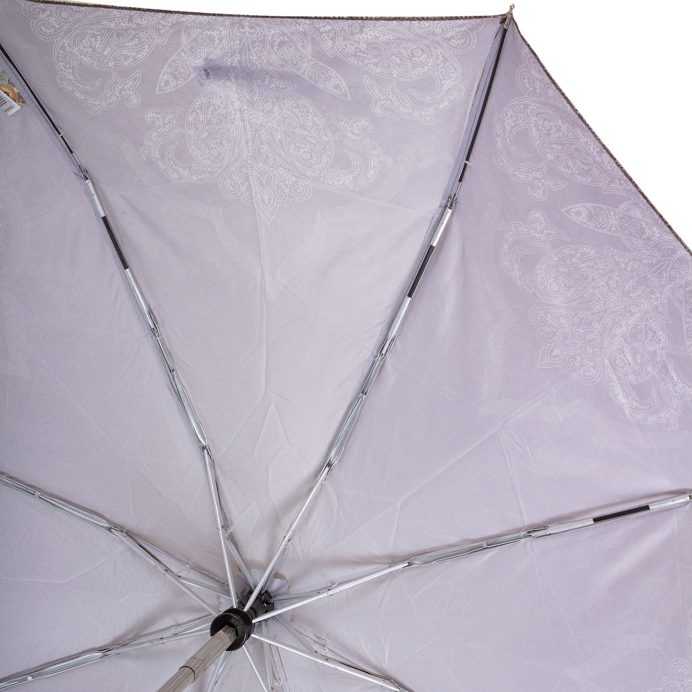 Жіноча складана парасолька повний автомат Trust 97 см коричнева - фото 3