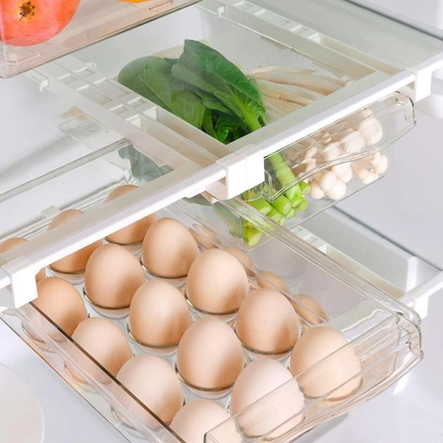 Контейнер підвісний у холодильник для яєць МВМ My Home KP-69 T 300х200х95 мм (KP-69 T) - фото 3
