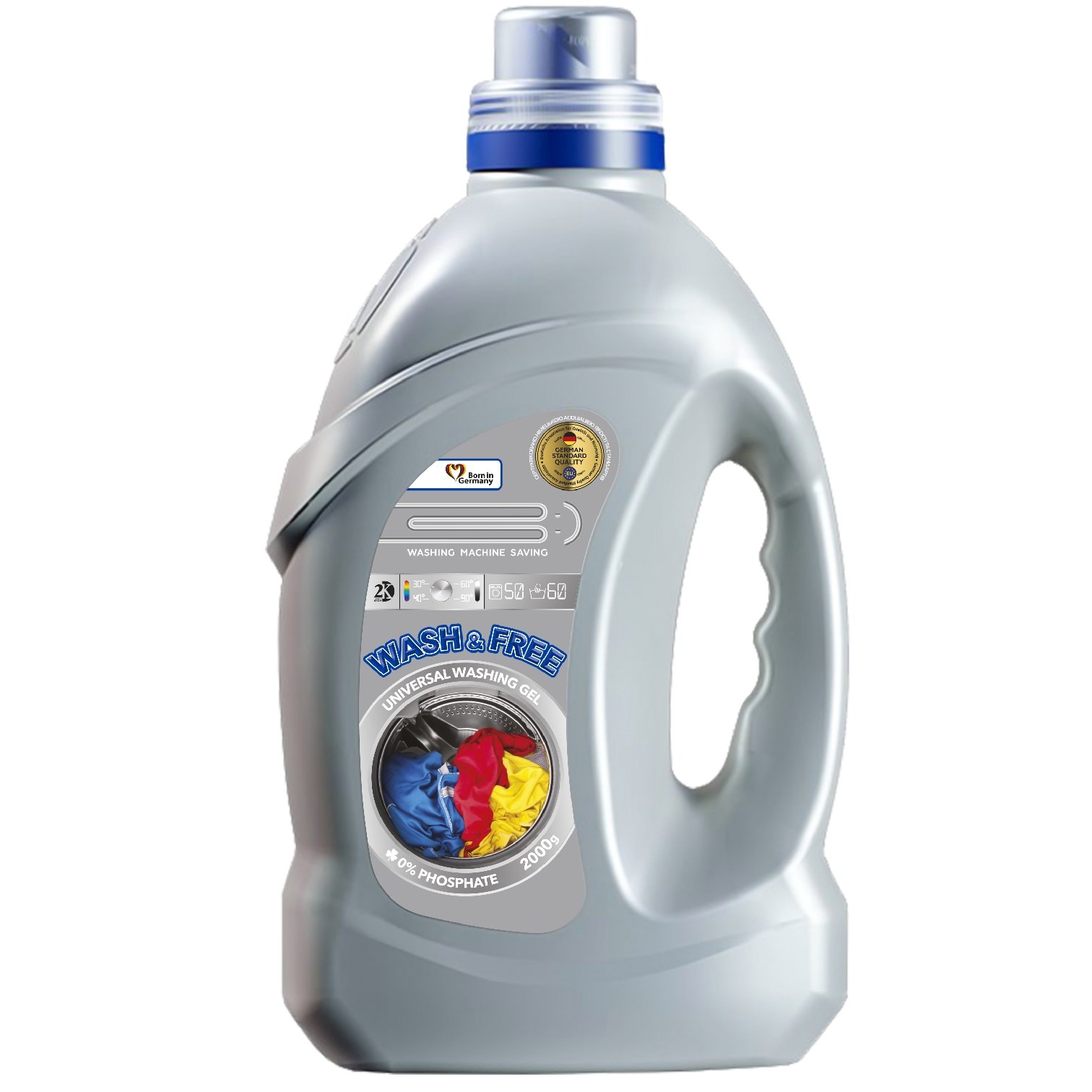 Photos - Laundry Detergent Гель для прання універсальний Wash&free, 2 кг