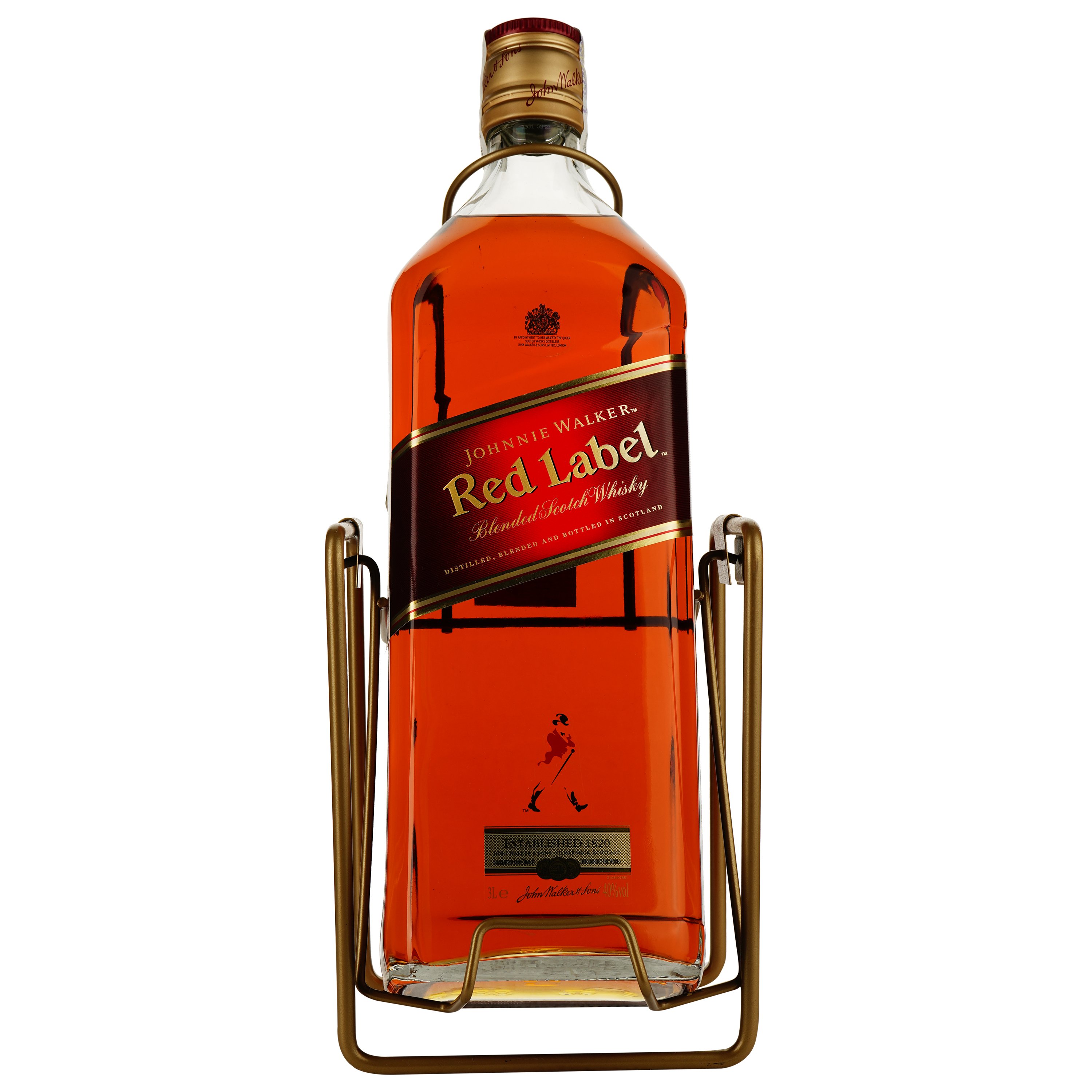 Віскі Johnnie Walker Red label Blended Scotch Whisky, 3 л, 40% (676594) - фото 2