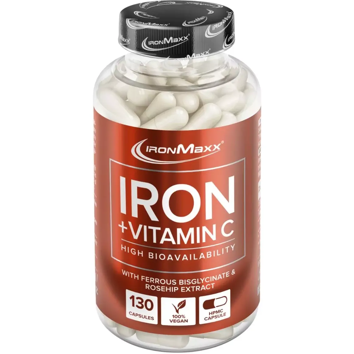 Вітаміни та мінерали IronMaxx Iron + Vitamin C 130 капсул - фото 1