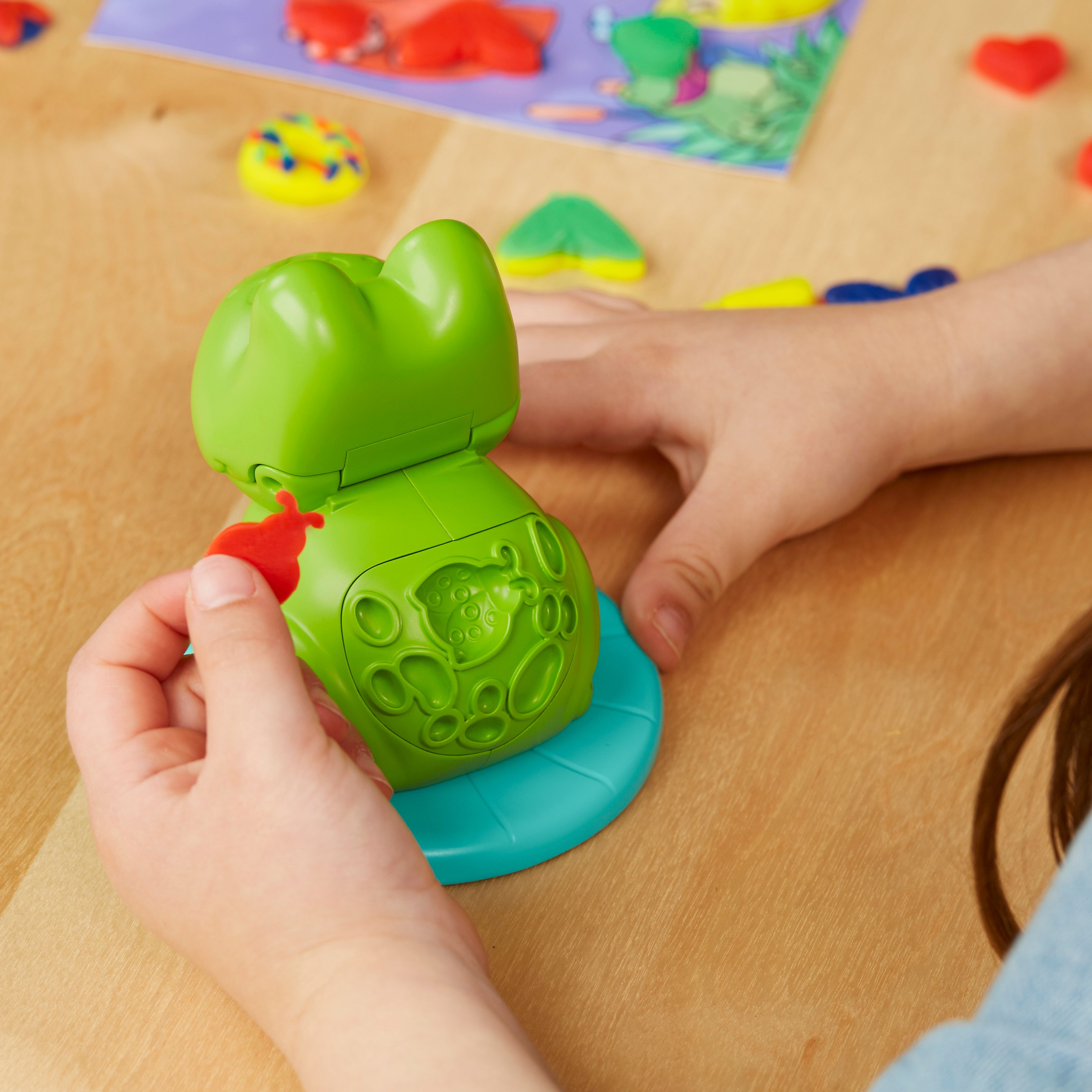 Набор для творчества с пластилином Play-Doh Лягушка и цвета (F6926) - фото 12