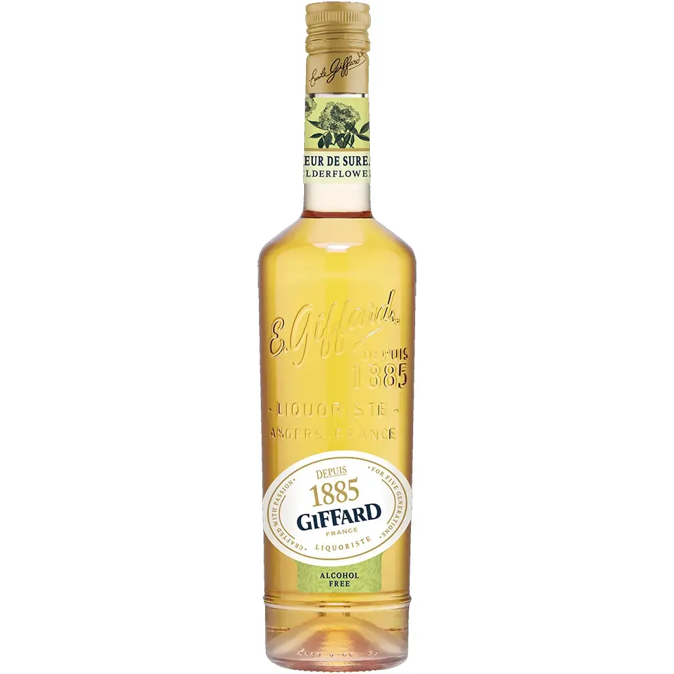 Ликер безалкогольный Giffard & Cie Elderflower Alcohol Free 0.7 л - фото 1