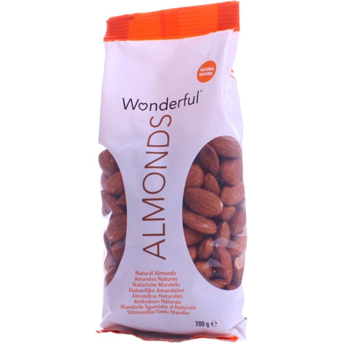 Мигдаль Wonderful Almonds Natural 200 г (516035) - фото 1