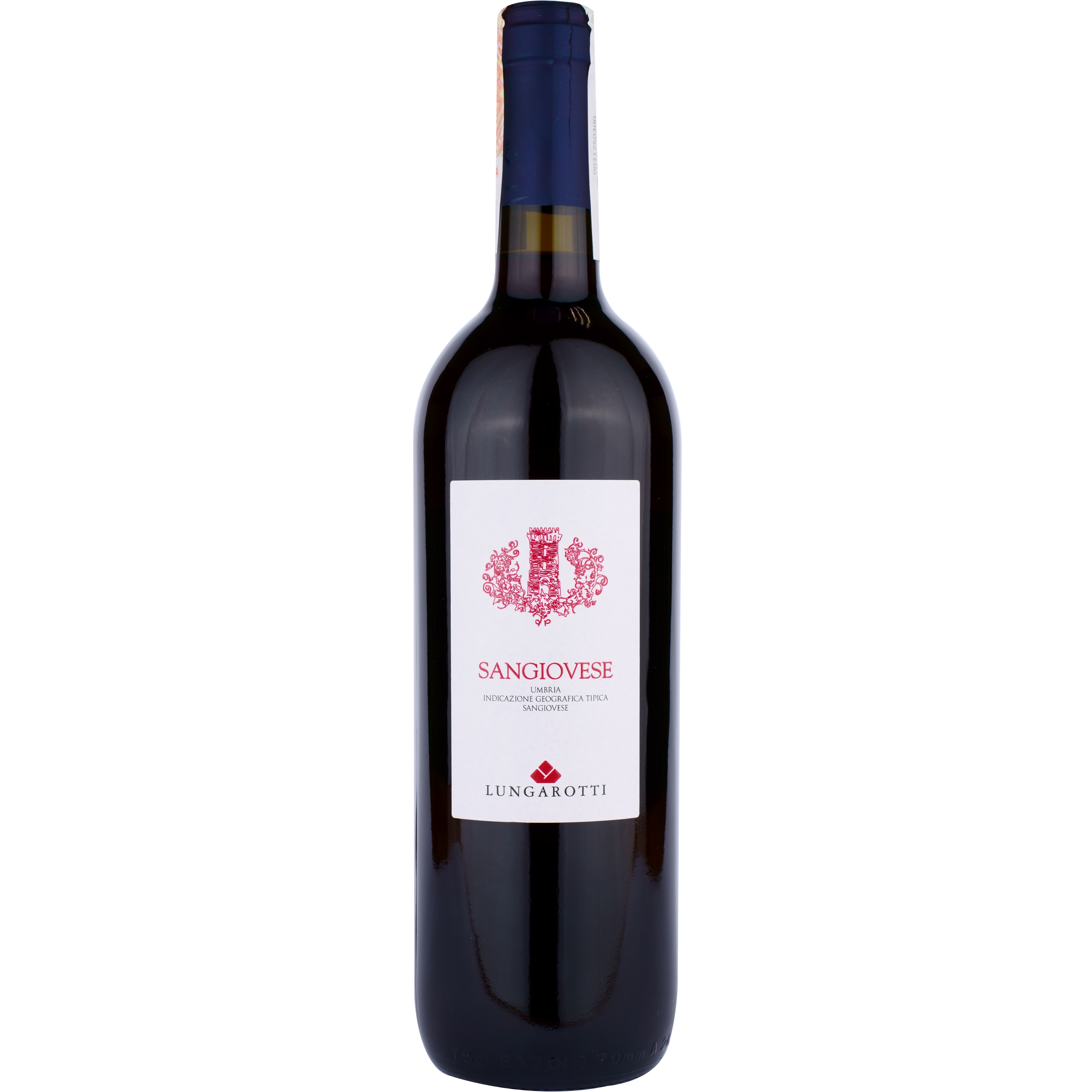 Вино Lungarotti Sangiovese IGT, червоне, сухе, 12%, 0,75 л - фото 1