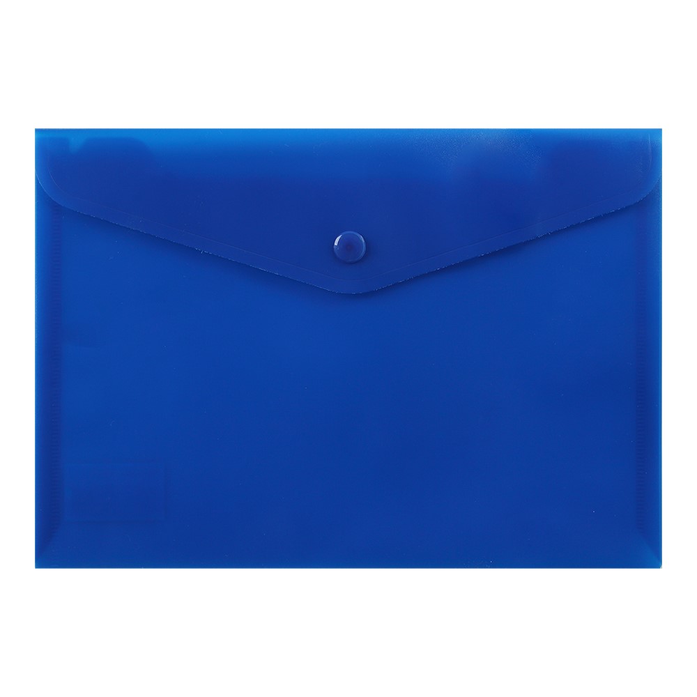 Папка-конверт на кнопке Buromax А5 синяя (BM.3935-02) - фото 1