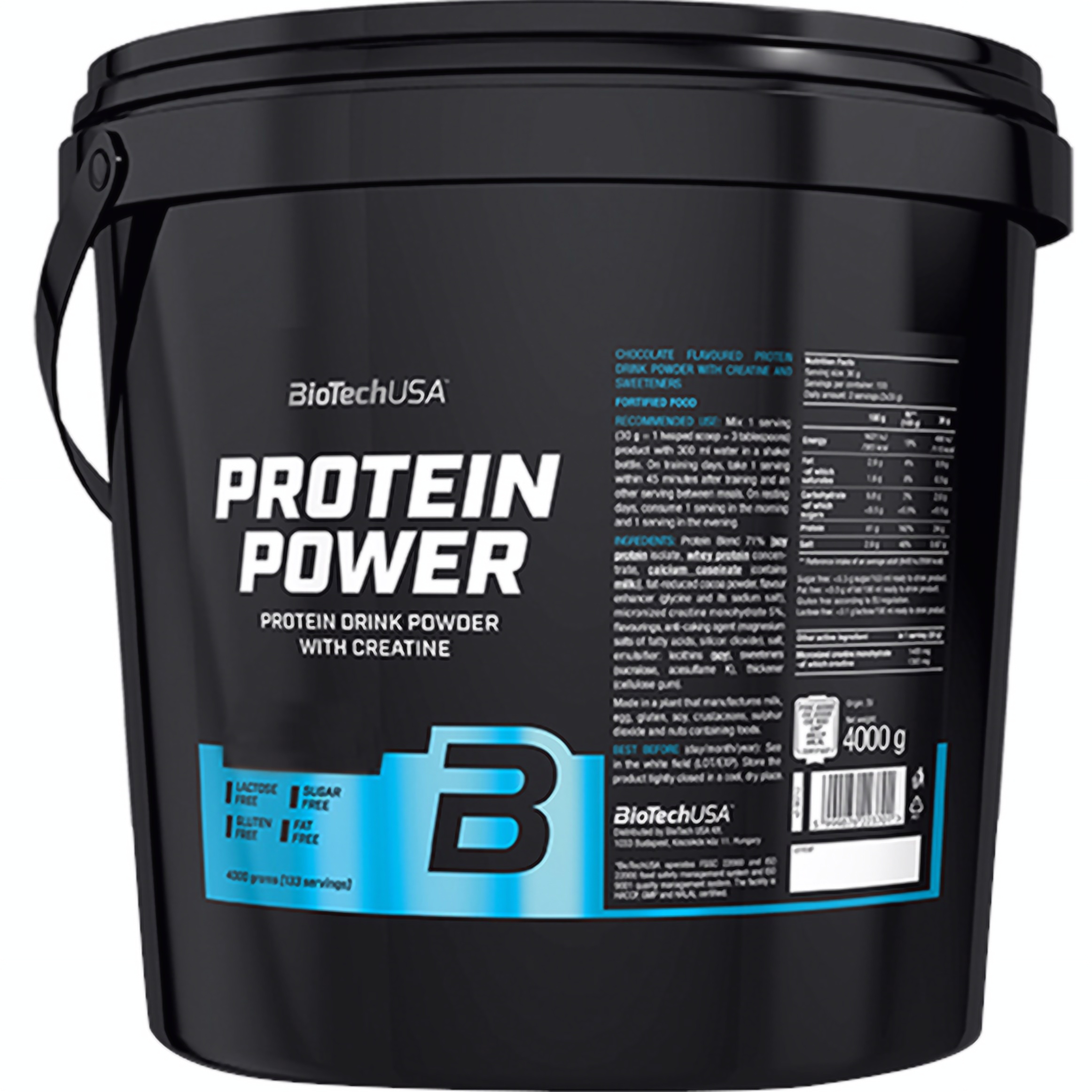 Протеин BioTech Protein Power Strawberry Banana 4 кг - фото 1