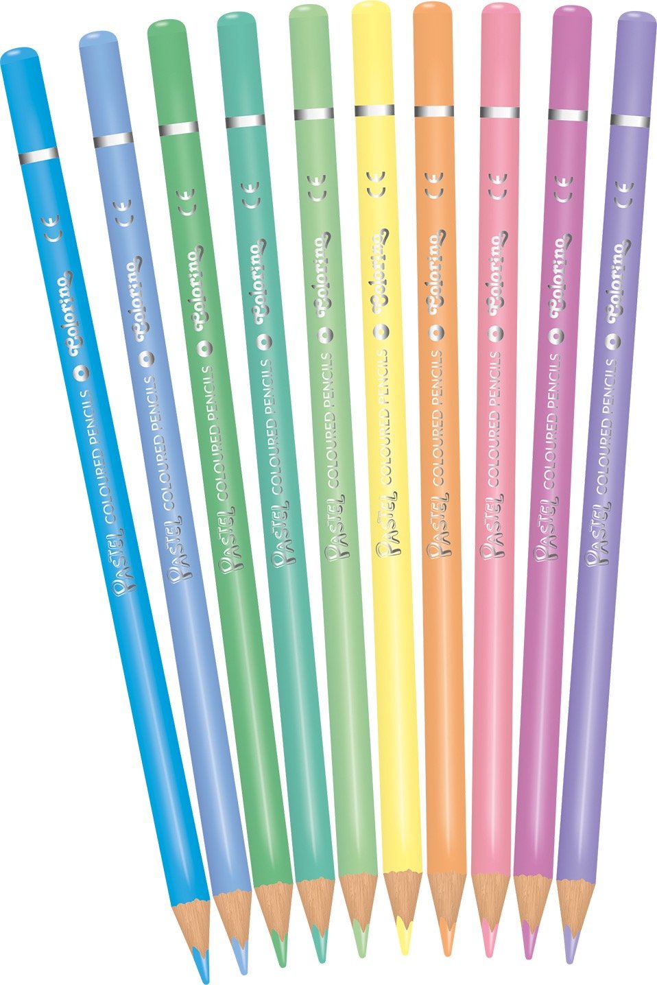 Набор цветных карандашей CoolPack Пастель, 10 цветов, 10 шт. (80813PTR) - фото 2