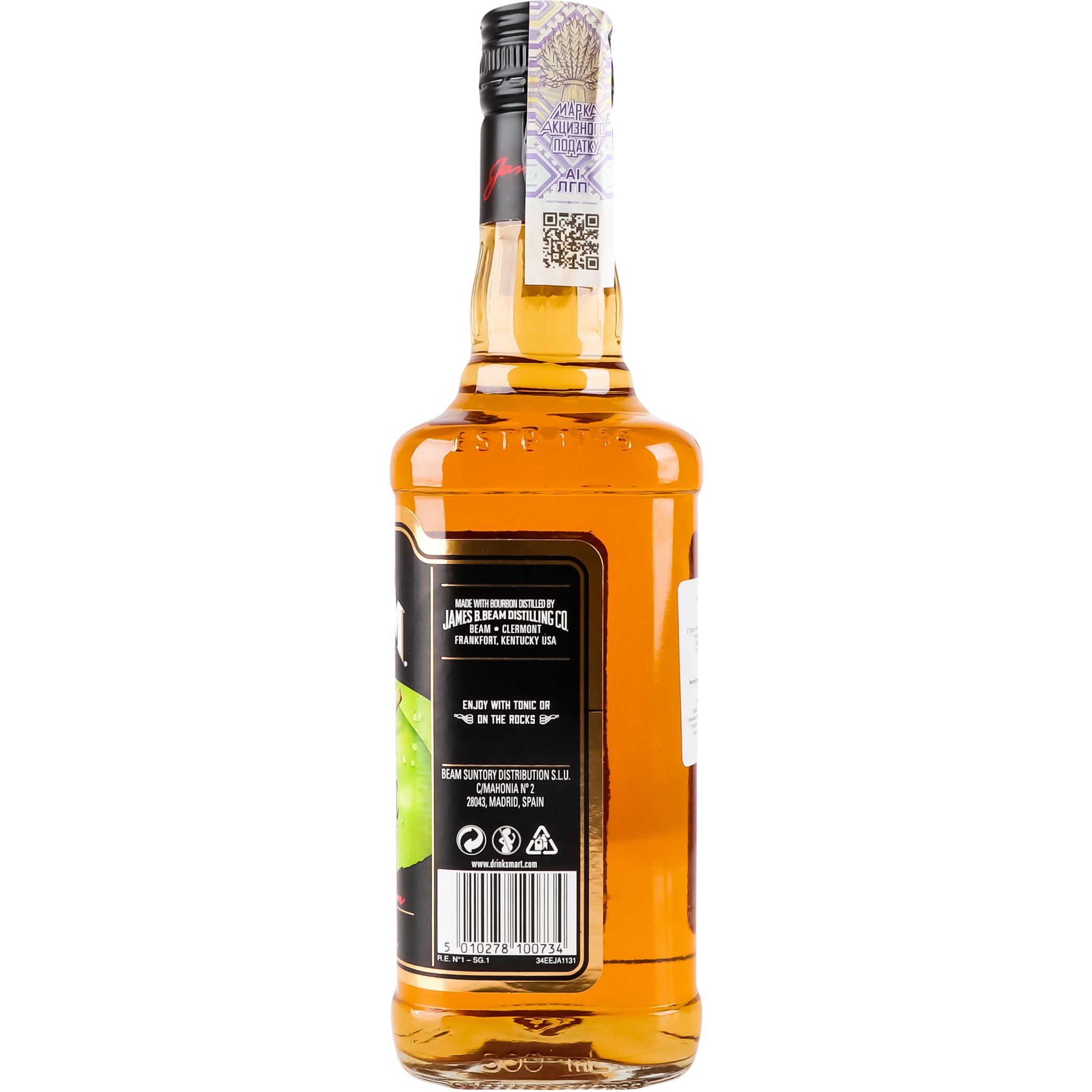 Ликер Jim Beam Apple 32.5% 0.5 л - фото 2