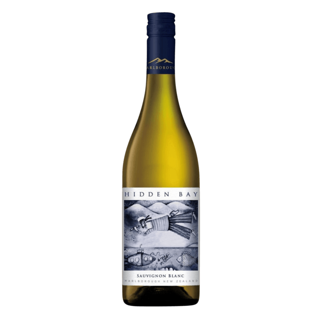 Вино Hidden Bay Sauvignon Blanc, біле, сухе, 0,75 л, 12,5% (878450) - фото 1