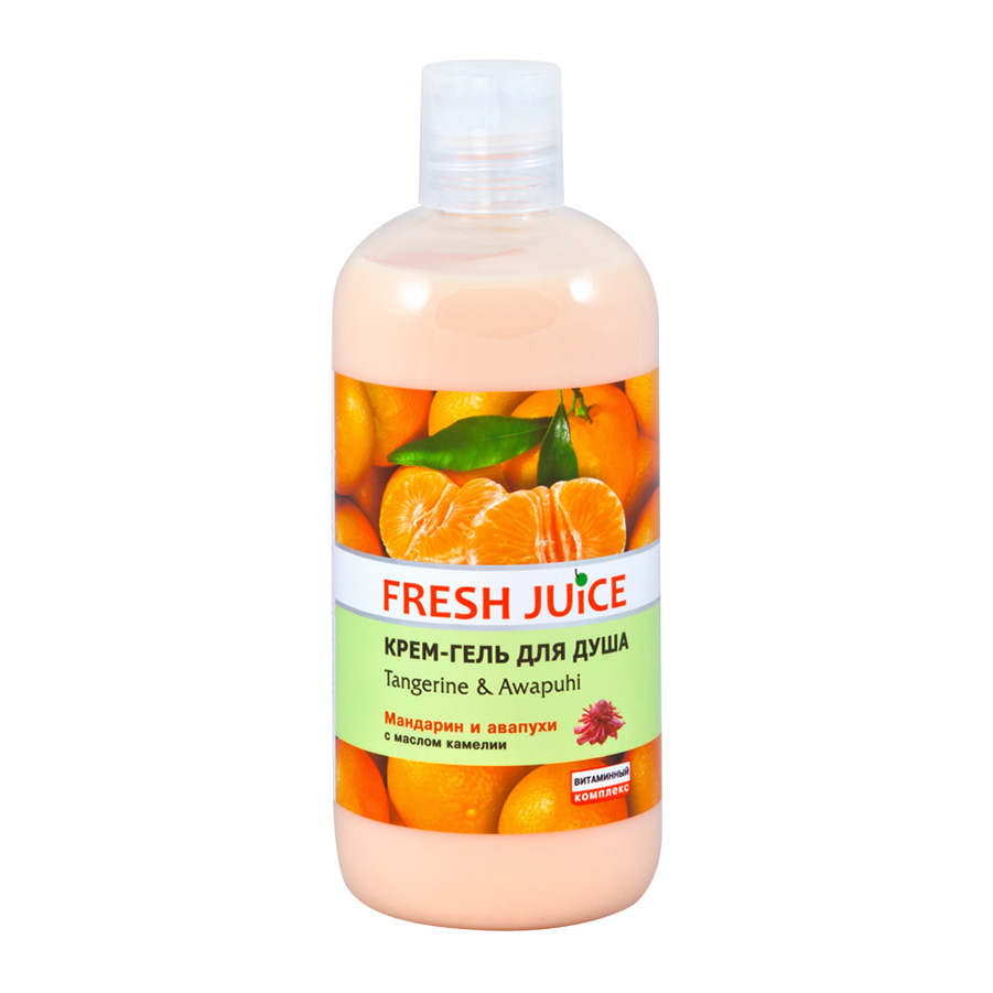 Крем-гель для душа Fresh Juice Tangerine & Awapuhi, 500 мл - фото 1