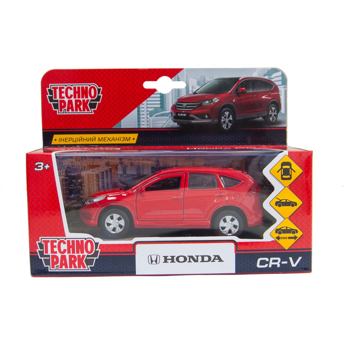 Автомодель Technopark Honda CR-V, 1:32, червоний (CR-V-RD (FOB)) - фото 6