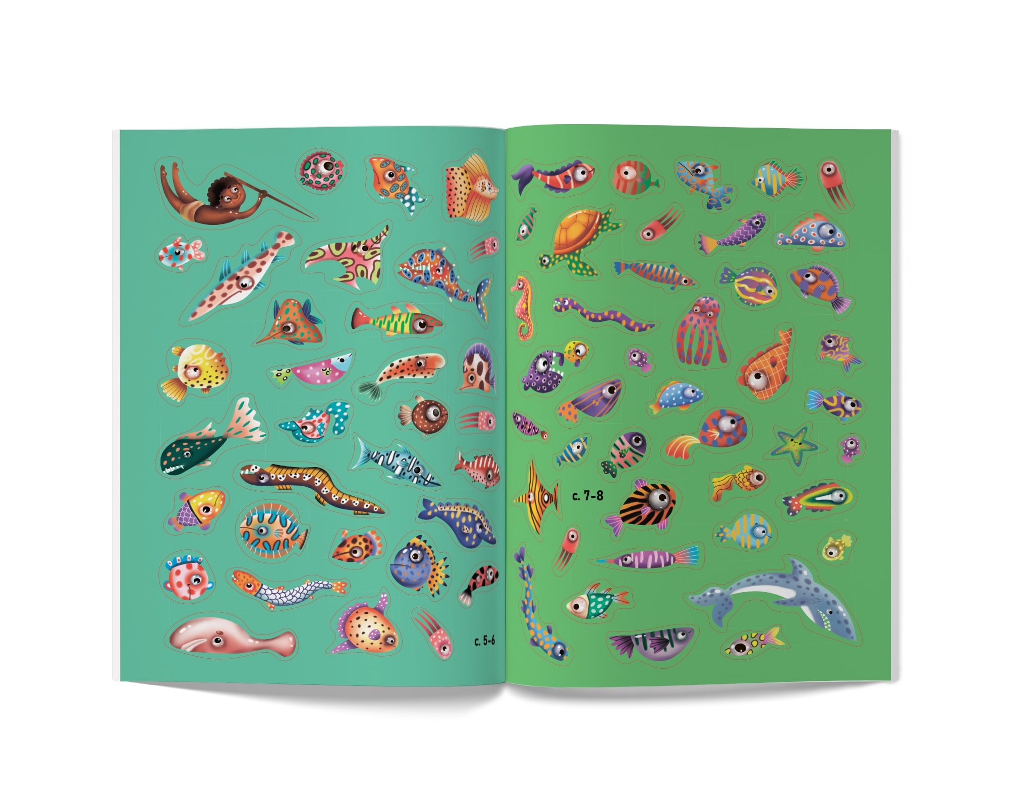 Книга Кристал Бук Меганаклейки Подводный мир, с наклейками (F00022470) - фото 7