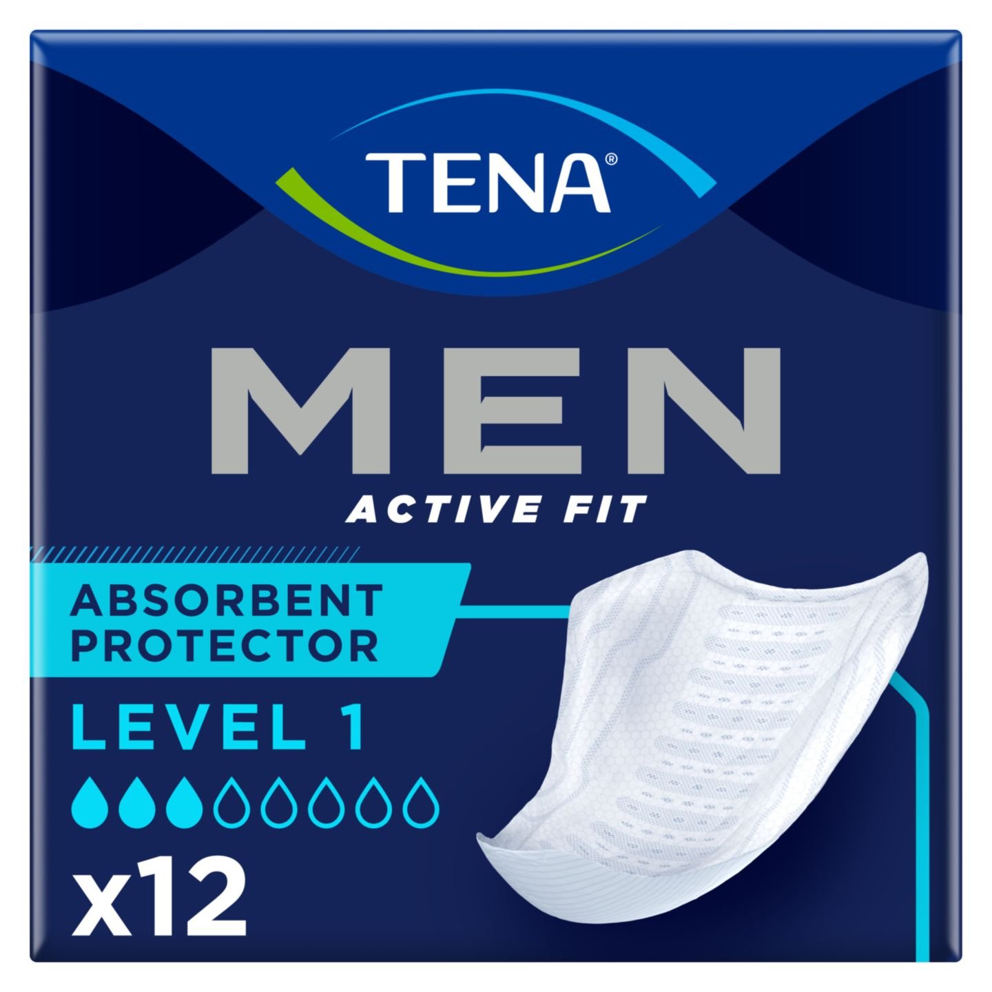 Урологічні прокладки для чоловіків Tena Men Level Active Fit L 1, 12 шт. (750661) - фото 1