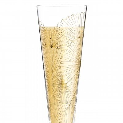 Келих для шампанського Ritzenhoff Golden Fans від Lenka Kühnertová, 205 мл (1070280) - фото 3