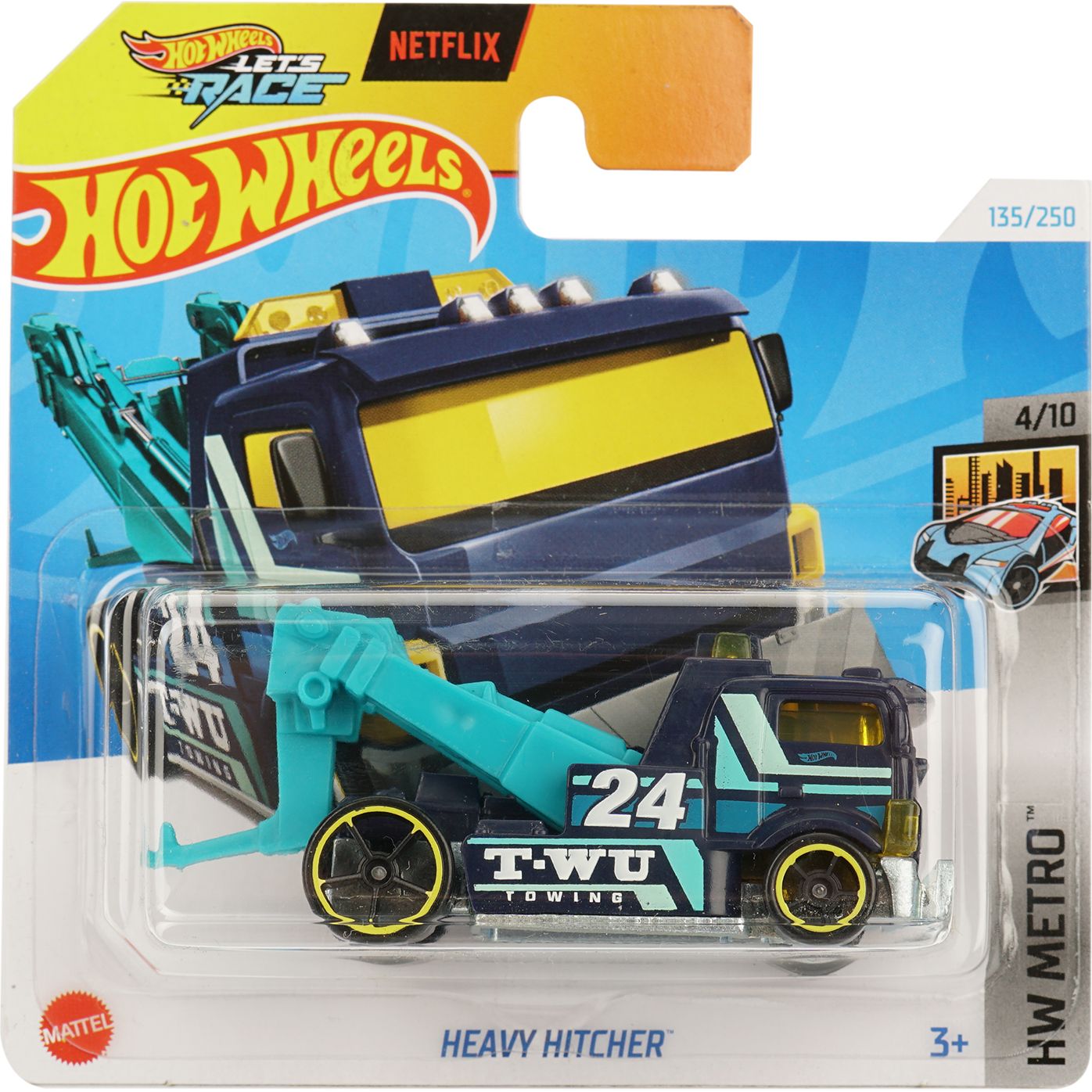 Базовая машинка Hot Wheels HW Metro Heavy Hitcher голубая (5785) - фото 1