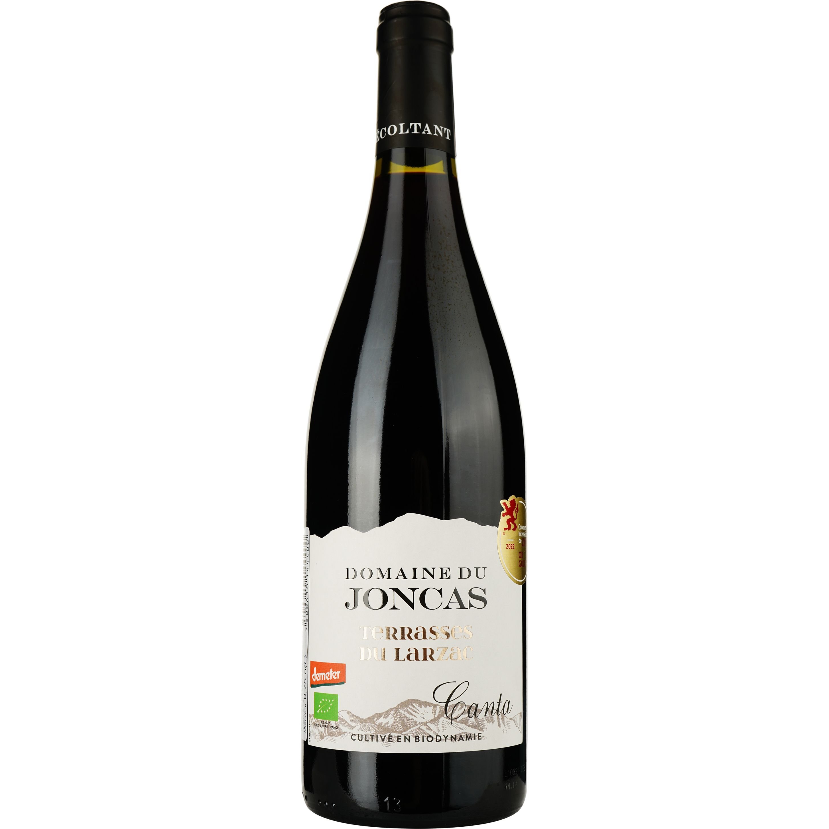 Вино Domaine du Joncas AOP Terrasses Du Larzac 2019 красное сухое 0.75 л - фото 1