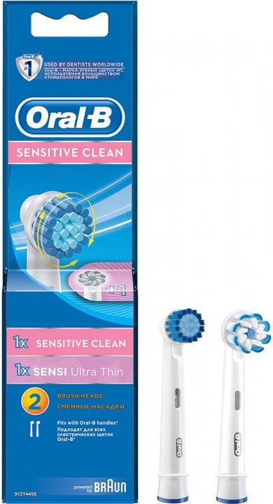 Насадки для електричних зубних щіток Oral-B Sensitive, 2 шт. - фото 1