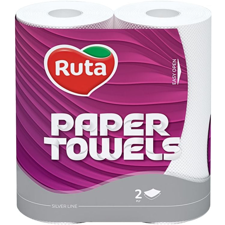 Бумажные полотенца Ruta Universal, двухслойные, 2 рулона - фото 1
