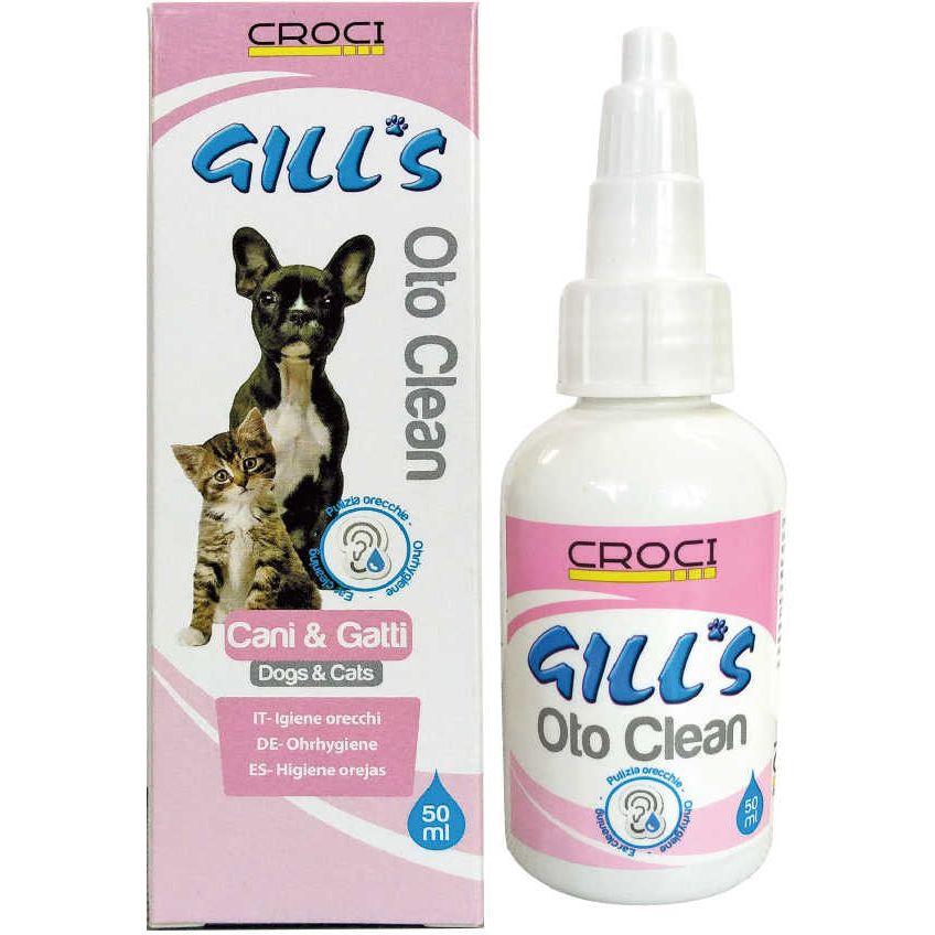 Краплі для вух собак і котів Croci Gills гігієнічні 50 мл - фото 2