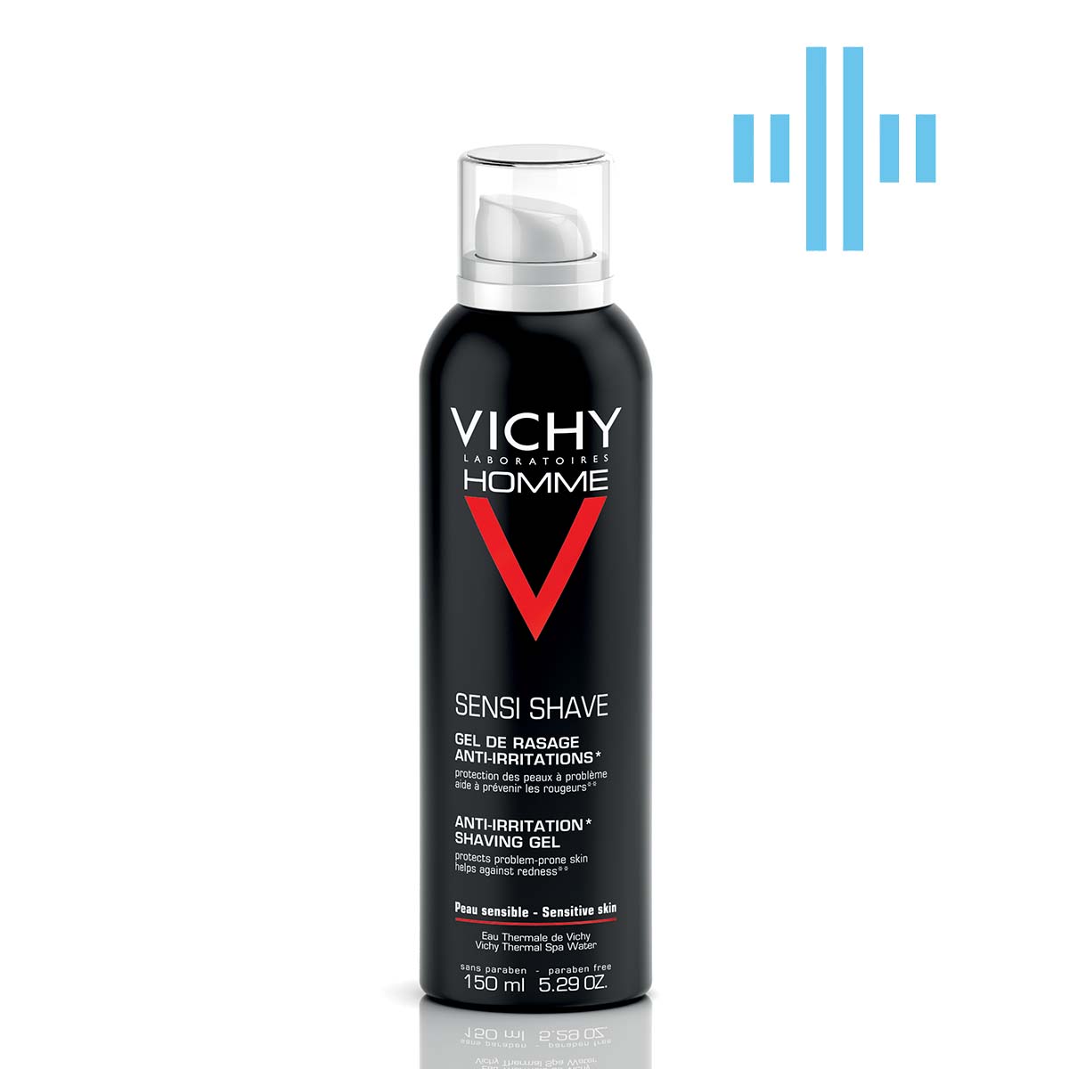 Гель-крем для бритья Vichy Homme, для чувствительной кожи, 150 мл (M6806708) - фото 1