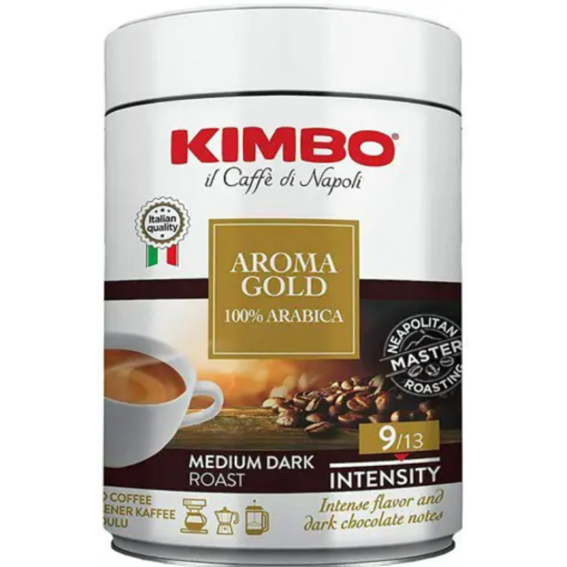 Кофе Kimbo Aroma Gold 100% Arabica 0.25 кг. - фото 1