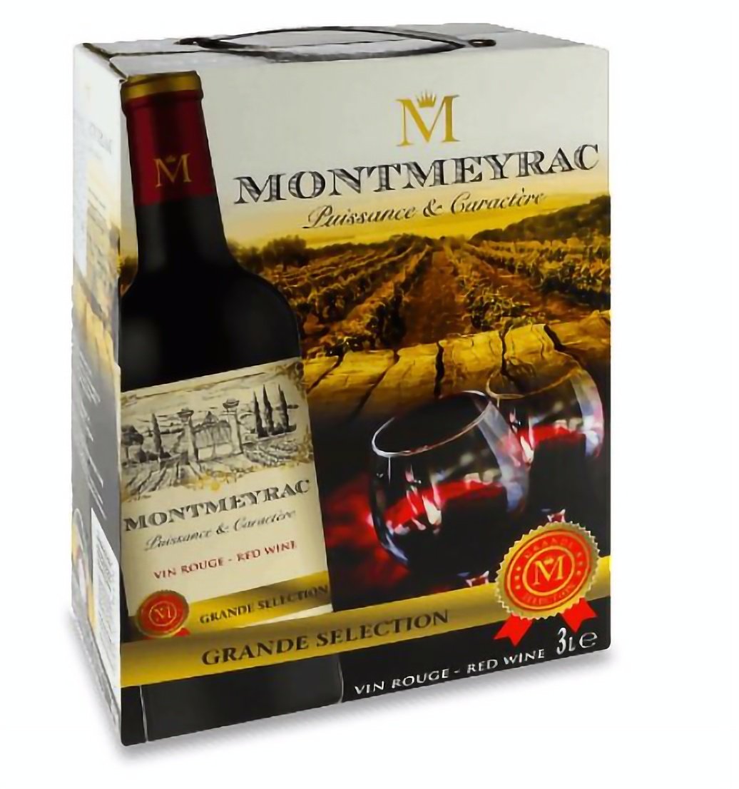 Вино Montmeyrac red dry, червоне, сухе, 3 л - фото 1