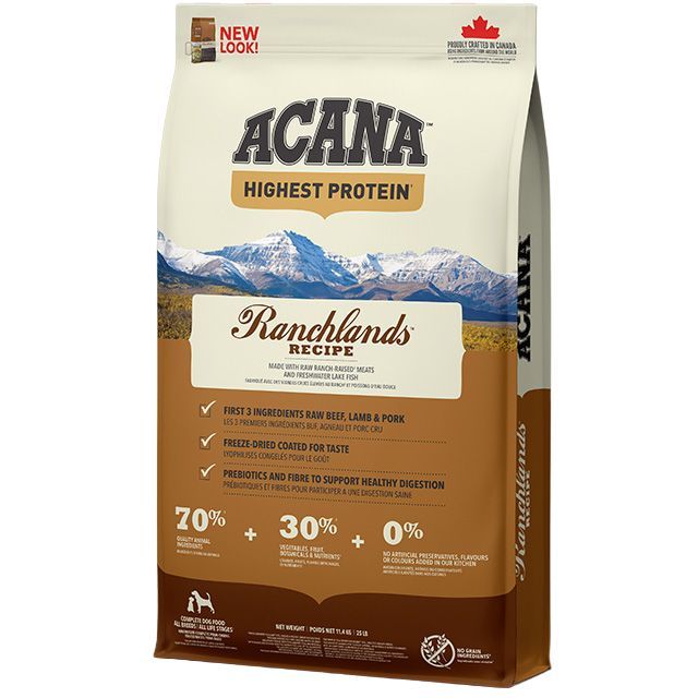 Сухой корм для собак Acana Ranchlands Dog Recipe, 11.4 кг - фото 2