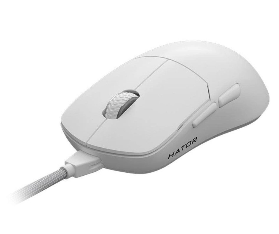Ігрова миша Hator Quasar Essential ESports Gaming 6200 DPI 30G White - фото 1