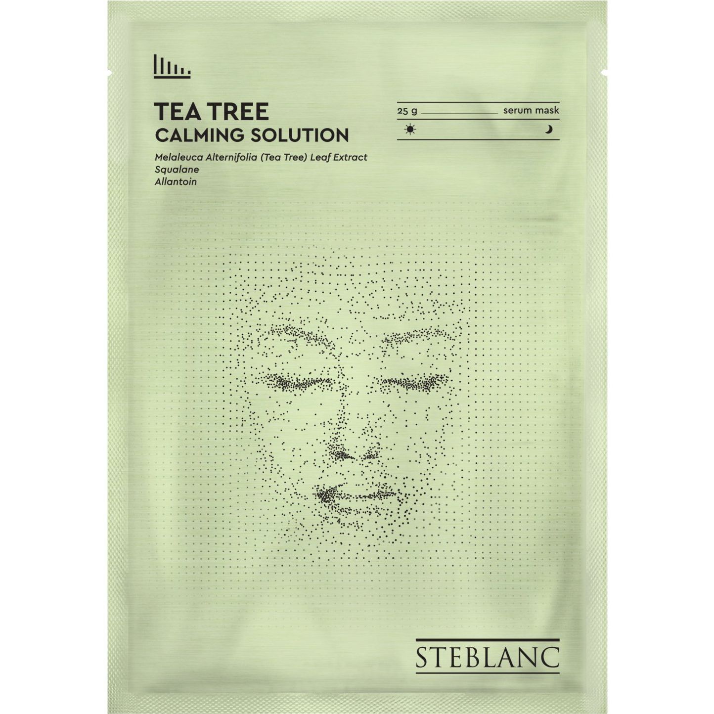 Тканинна маска-сироватка Steblanc Tea Tree Calming Solution Зволожуюча з екстрактом чайного дерева, 25 г - фото 1