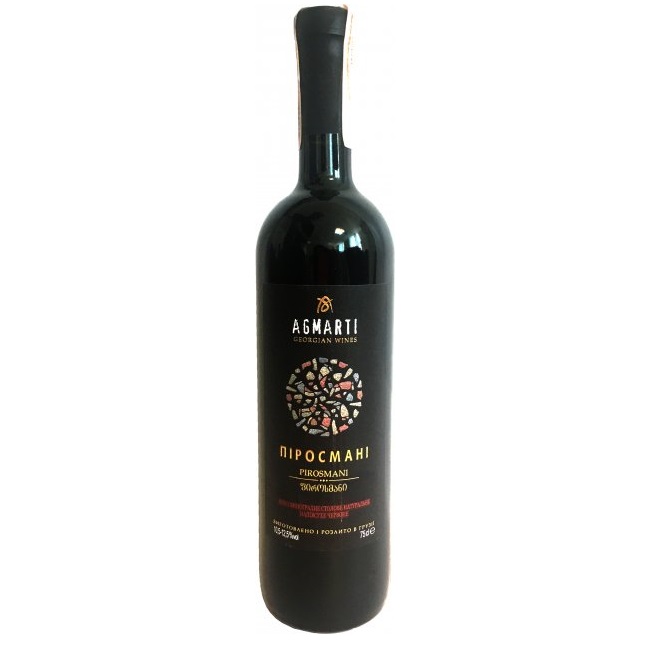 Вино Agmarti Пиросмани, красное, полусухое, 10,5-12,5%, 0,75 л (35149) - фото 1