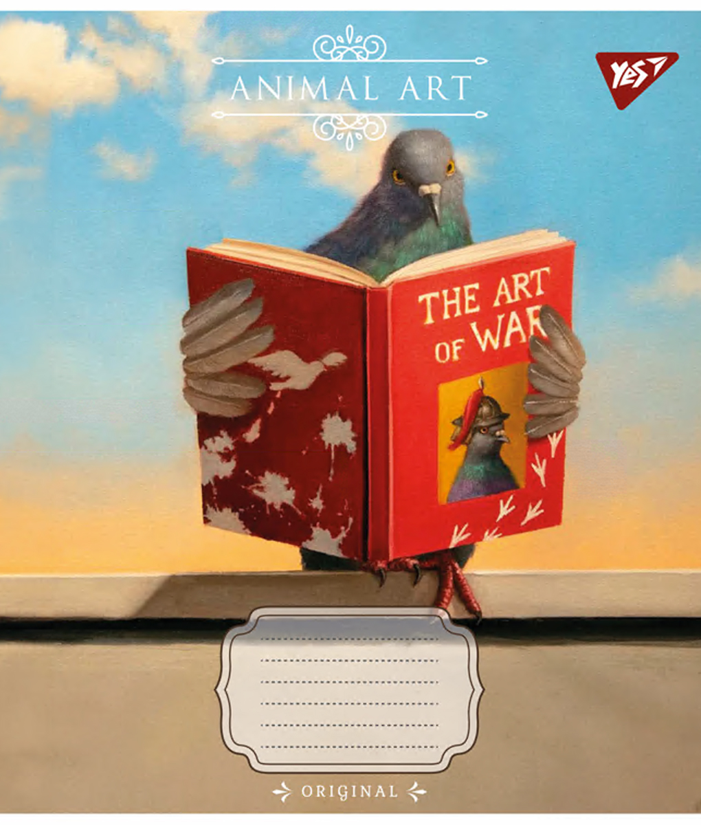 Набор тетрадей Yes Animal art А5 в линейку 18 листов 25 шт. (766988) - фото 6