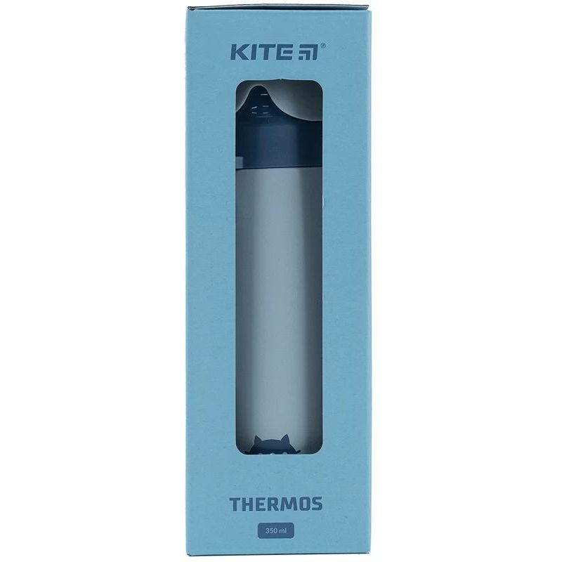 Термос Kite Сat 350 мл голубой (K21-376-01) - фото 4