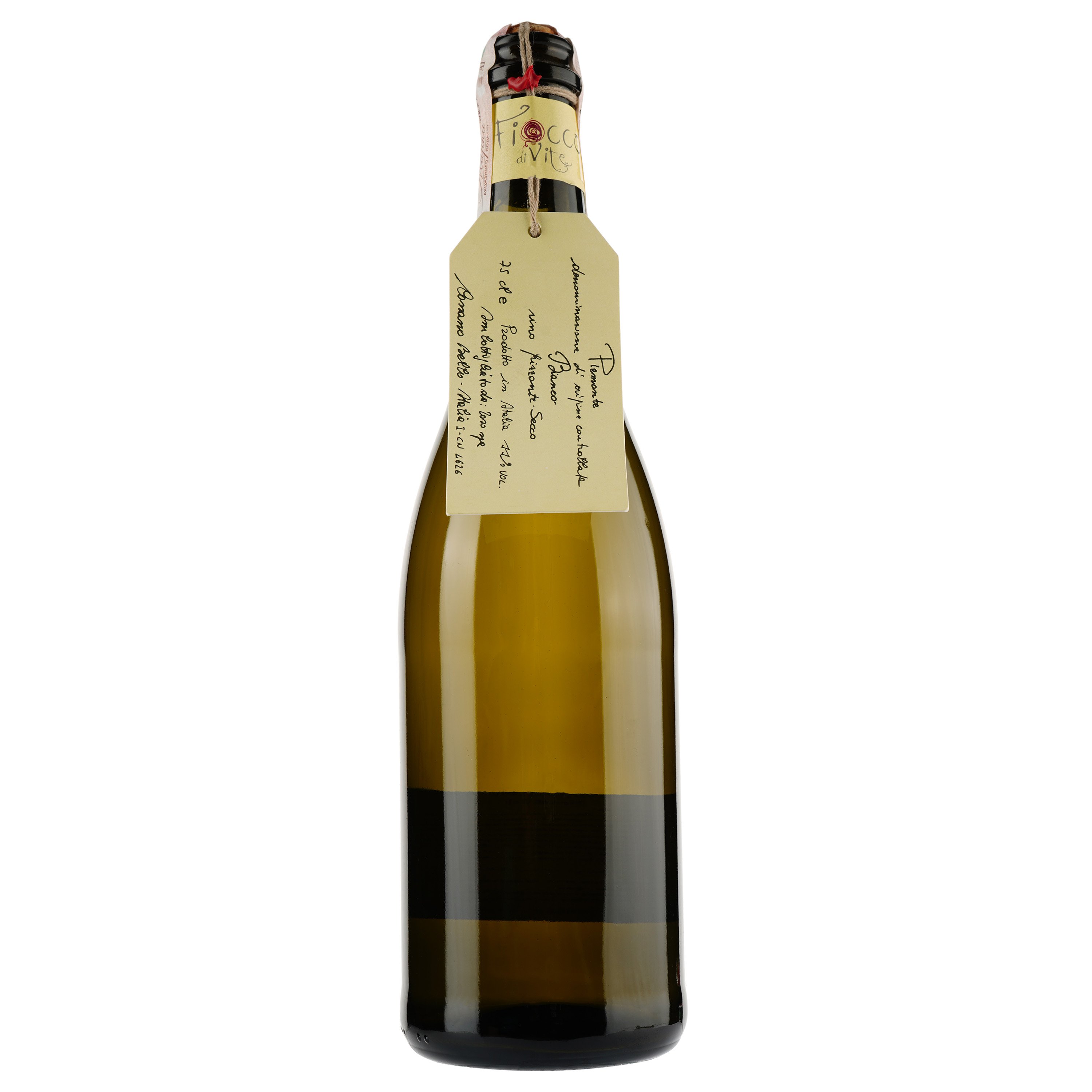 Ігристе вино Toso Fiocco di Vite Piemonte Bianco DOC, біле, сухе, 11%, 0,75 л (ALR5113) - фото 1