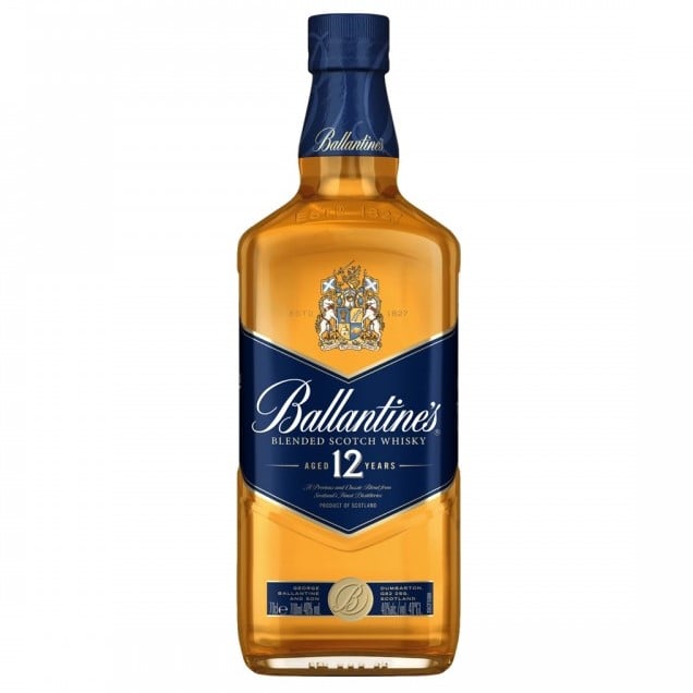 Віскі Ballantine's Blended Malt Scotch Whisky 12 yo, 40%, 0,7 л (849434) - фото 1