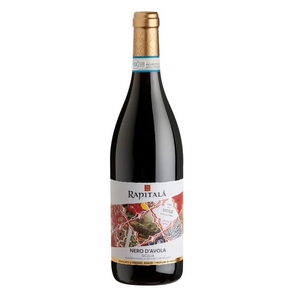 Вино Tenuta Rapitala Nero d'Avola, 13,5%, 0,75 л (585476) - фото 1