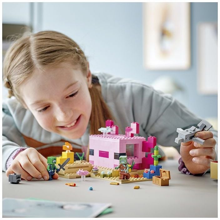 Конструктор LEGO Minecraft Дом Аксолотля, 242 детали (21247) - фото 8