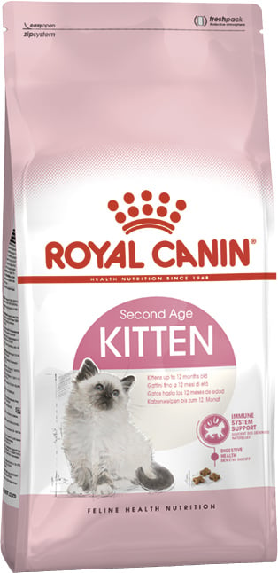 Сухий корм для кошенят Royal Canin Kitten, м'ясо птиці та рис, 0,4 кг - фото 1