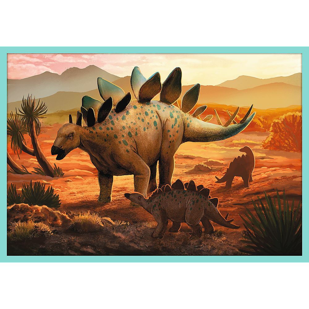 Пазлы Trefl 10 в 1 Знакомьтесь со всеми динозаврами - фото 7