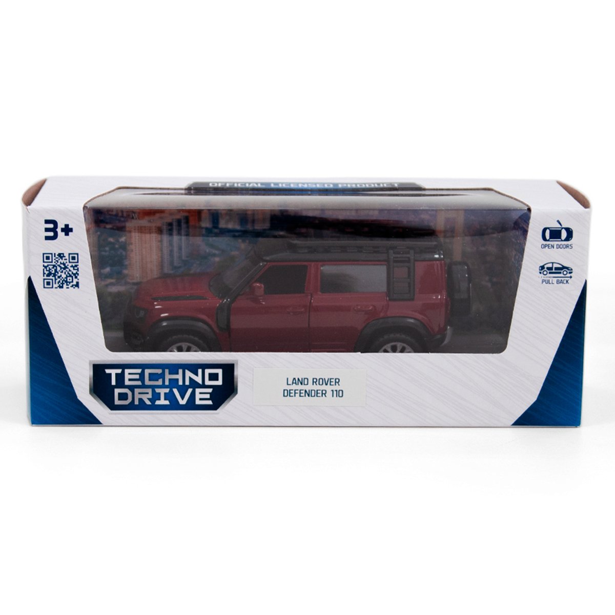 Автомодель TechnoDrive Land Rover Defender 110, червоний (250288) - фото 11