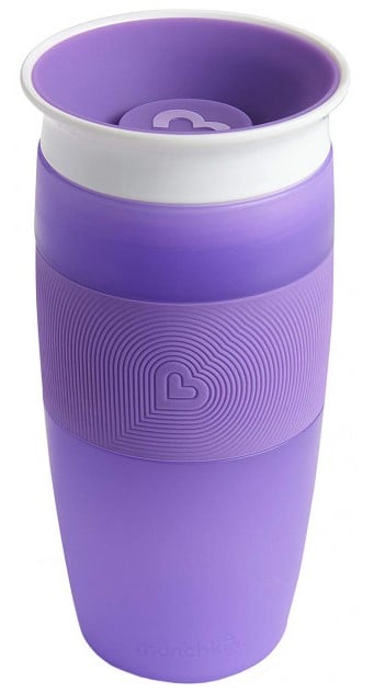 Чашка непроливна Munchkin Miracle 360, 414 мл, фіолетовий (17109.04) - фото 1