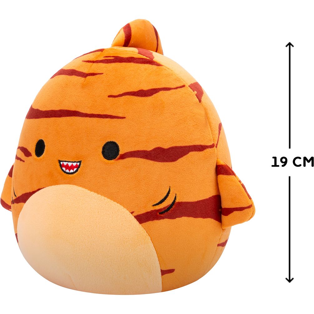 Мягкая игрушка Squishmallows Тигровая Акула Джаггер 19 см (SQCR06597) - фото 6