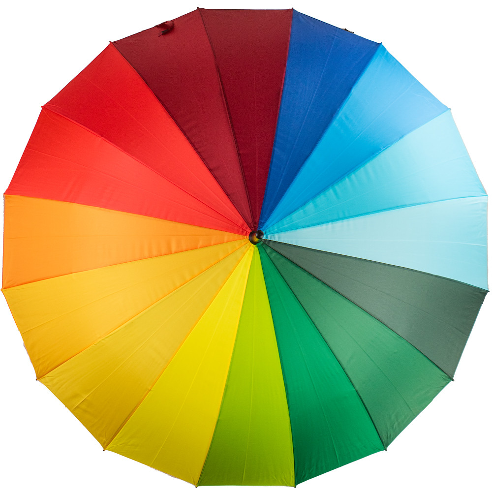 Женский зонт-трость полуавтомат Eterno 113 см разноцветный - фото 2