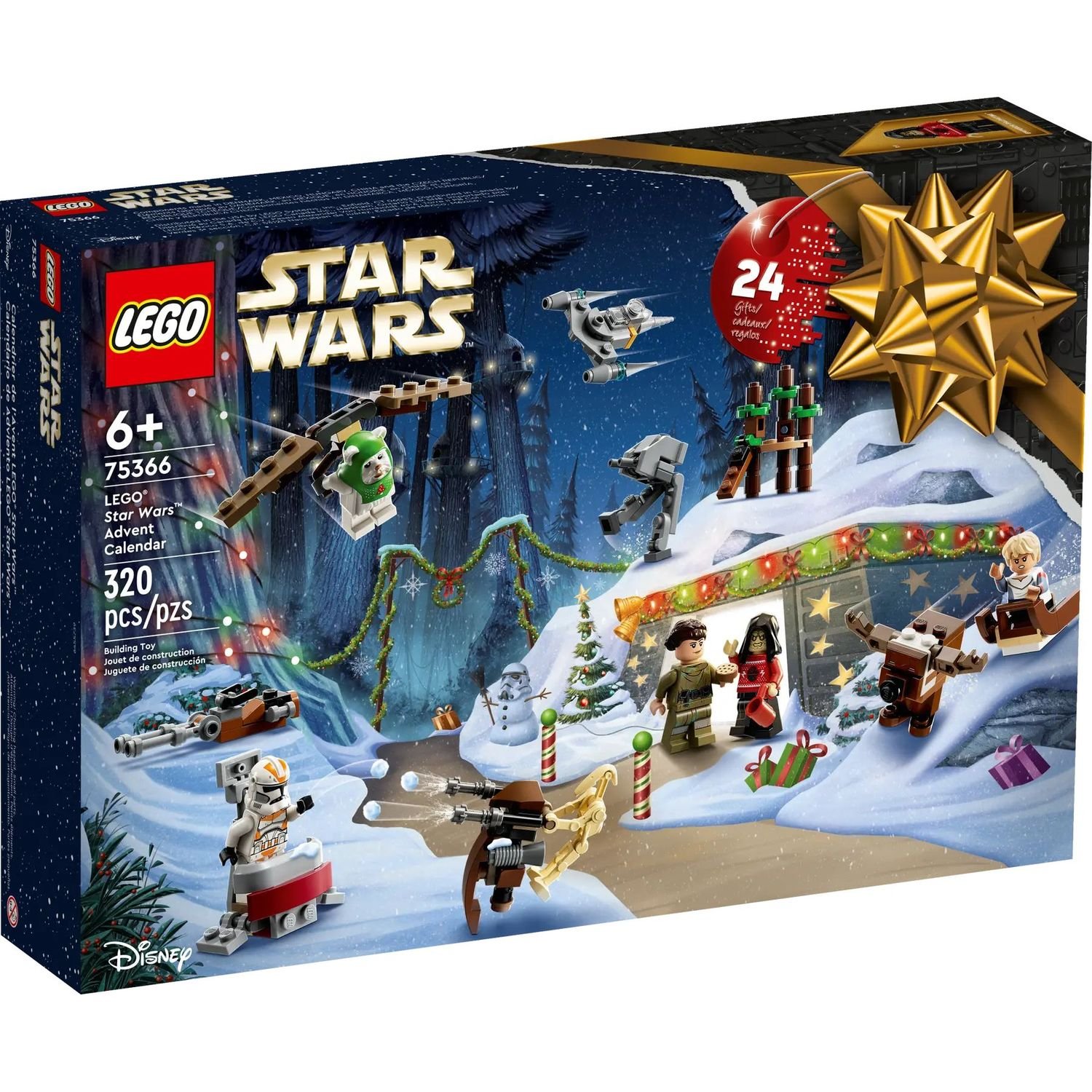 Конструктор LEGO Star Wars Новорічний календар для 2023 року, 320 деталей (75366) - фото 2