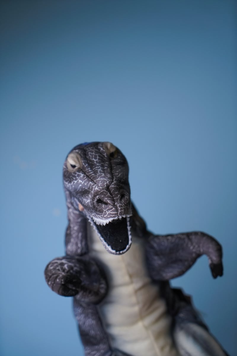 М'яка іграшка на руку Hansa Puppet Альбертозавр, 32 см (7757) - фото 6