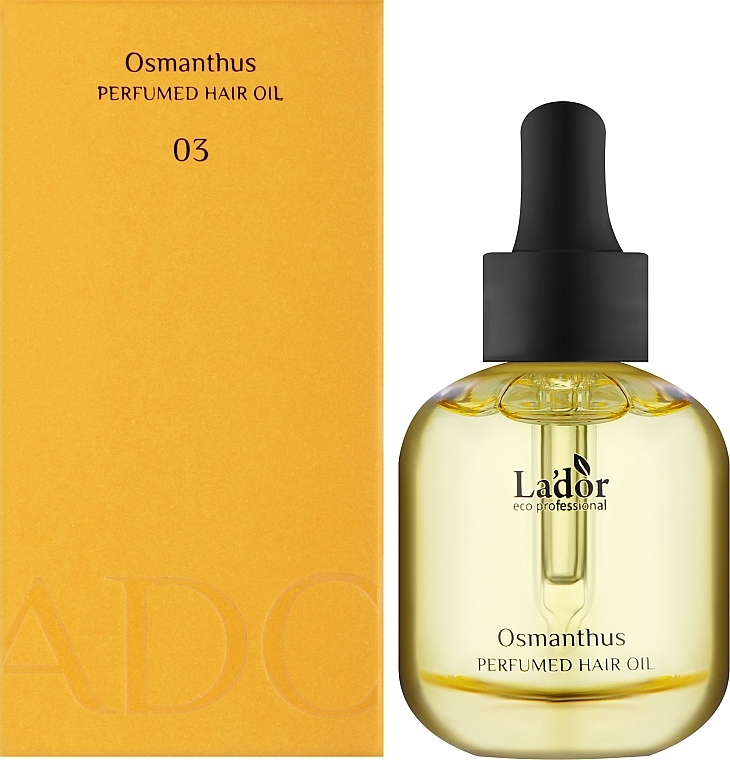 Парфумована олія для пошкодженого волосся La'dor Perfumed Hair Oil 03 Osmanthus 30 мл - фото 2