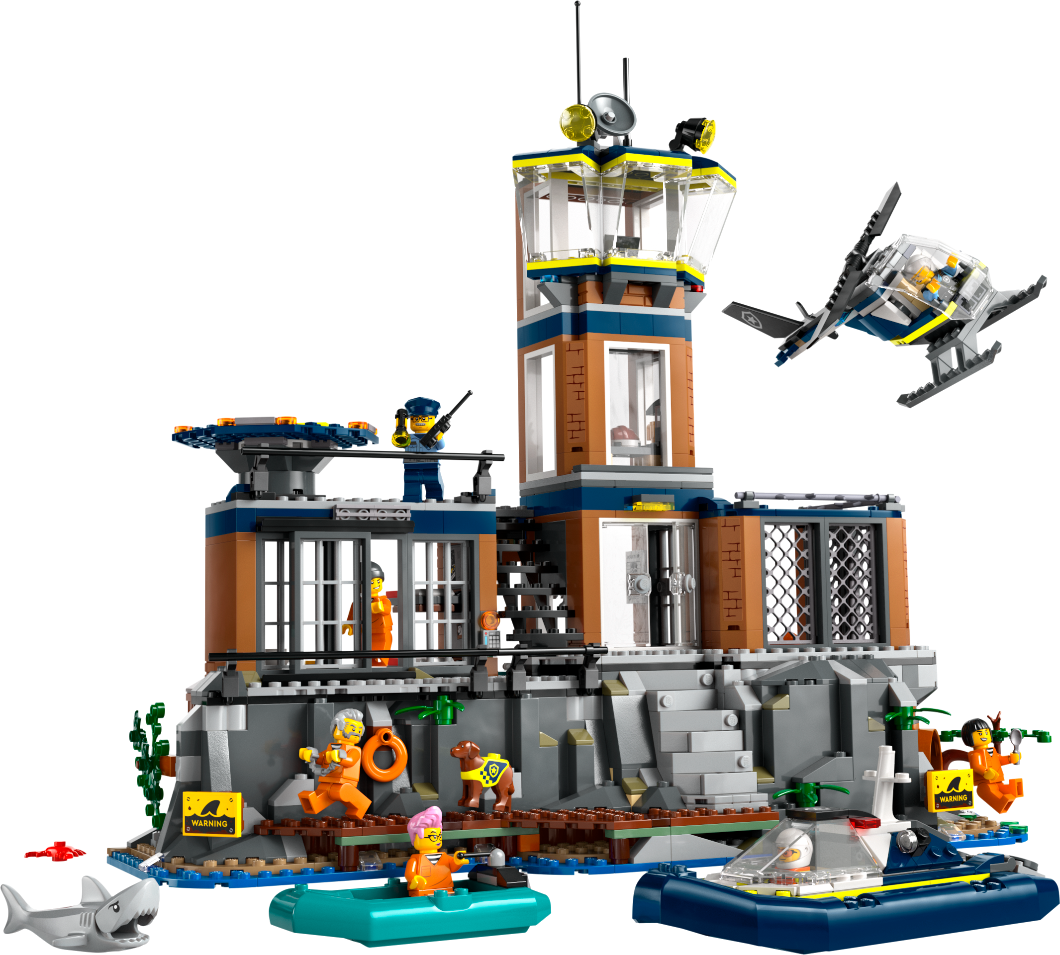 Конструктор LEGO City Поліцейський острів-в'язниця 980 деталі (60419) - фото 2