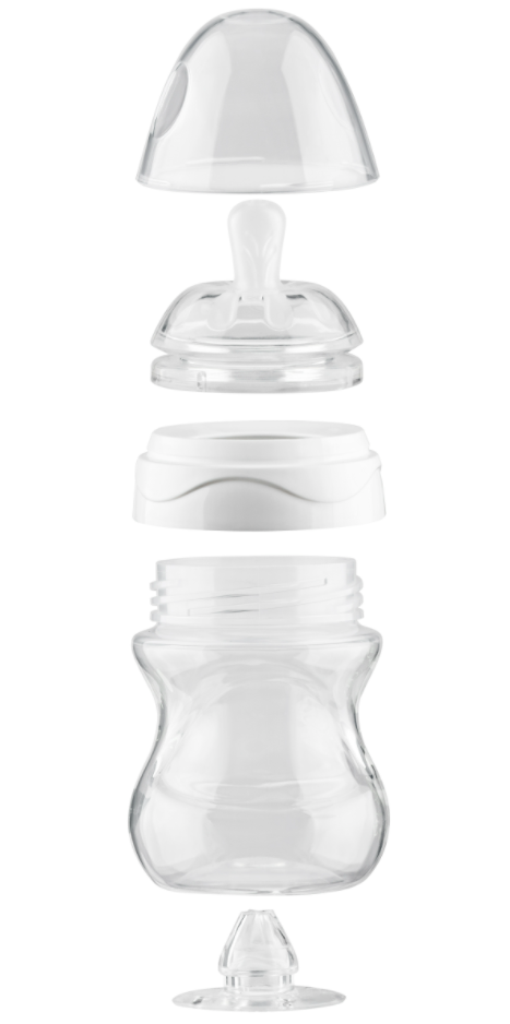 Бутылочка для кормления Nuvita Mimic Cool, антиколиковая, 150 мл, розовый (NV6012PINK) - фото 3