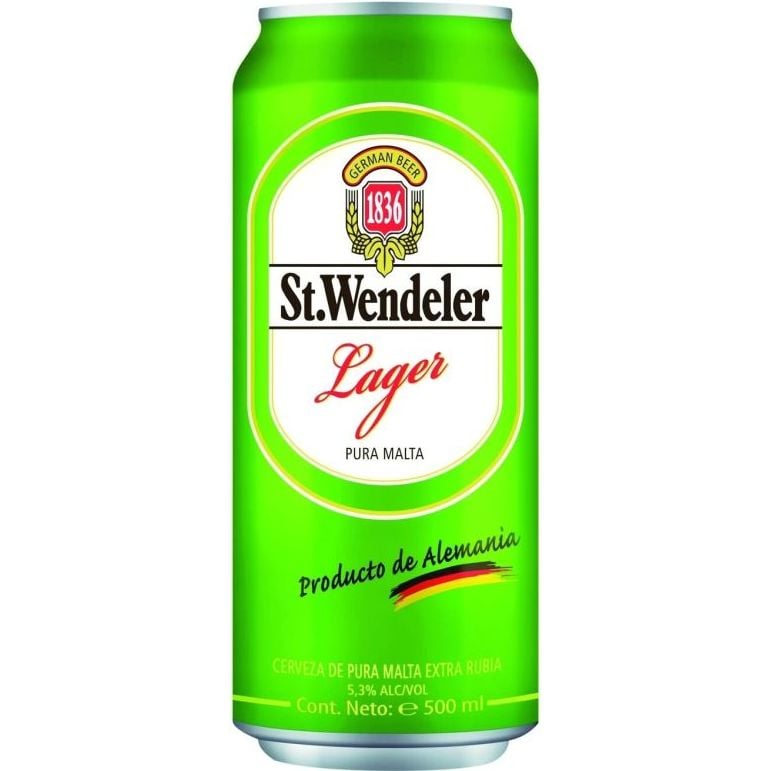 Пиво St.Wendeler Lager светлое 5.3% 0.5 л ж/б - фото 1