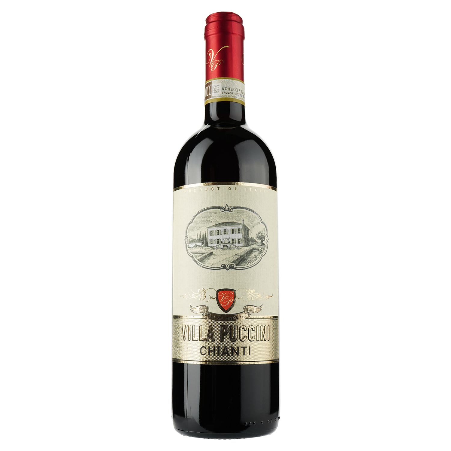 Вино Villa Puccini Chianti DOCG, красное, сухое, 0,75 л - фото 1